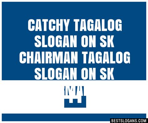 tagalog tagline for sk chairman with meaning